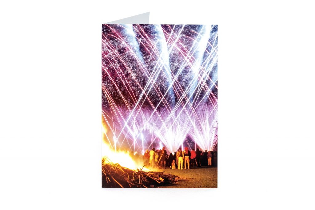 Fireworks Greeting Card (Single) Southover Bonfire Society