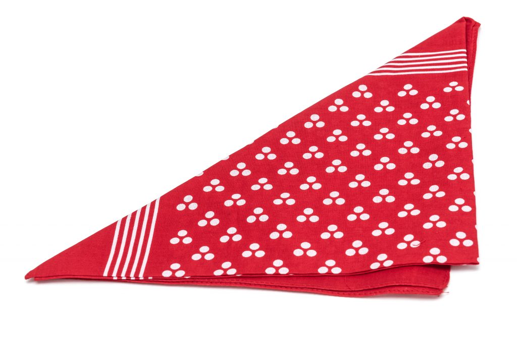 Red Neckerchief with White Spots Southover Bonfire Society